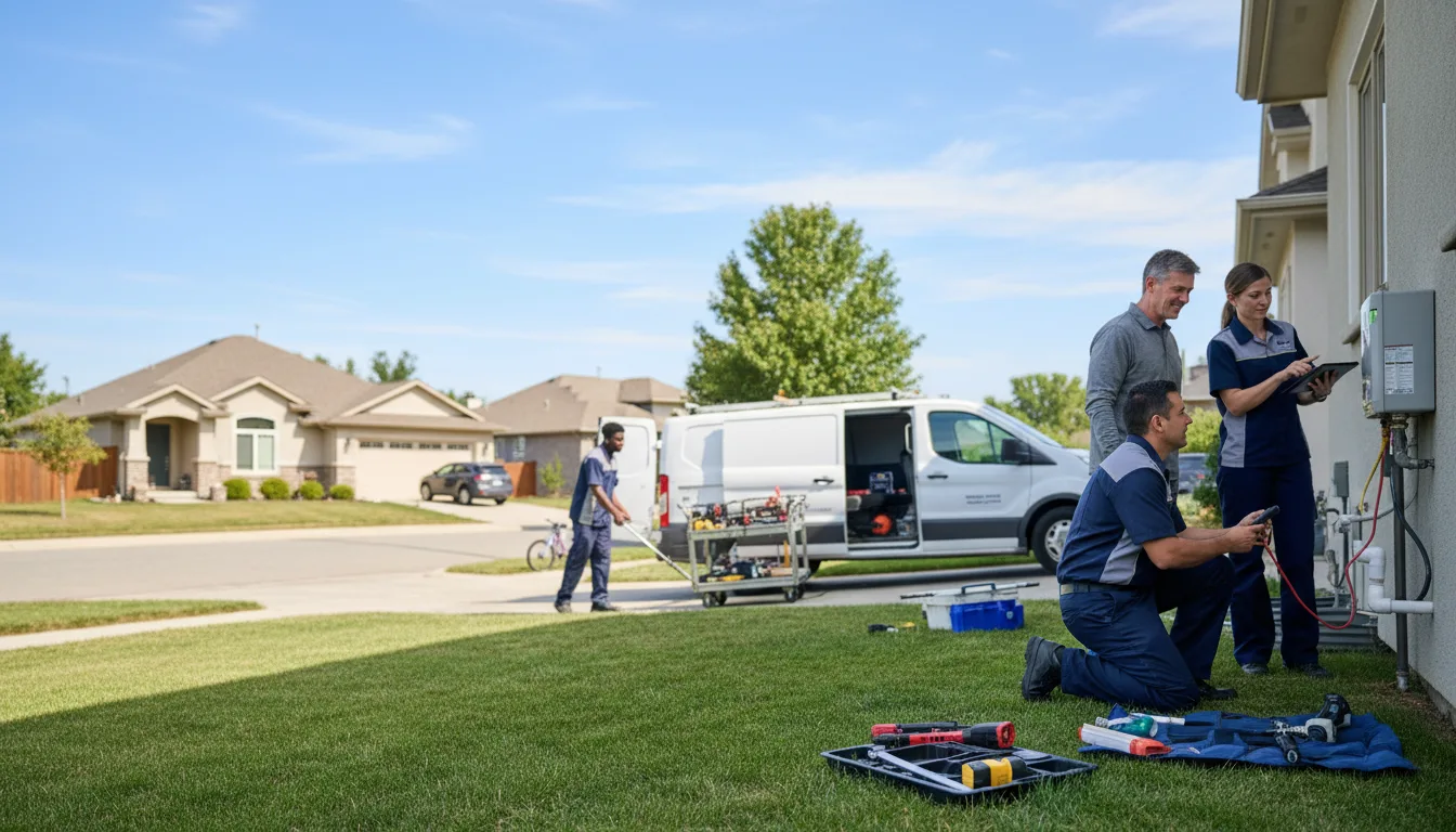 Tankless water heater service in Port Royal, VA